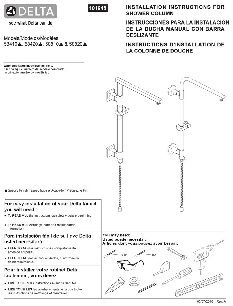 Delta 58410 User manual