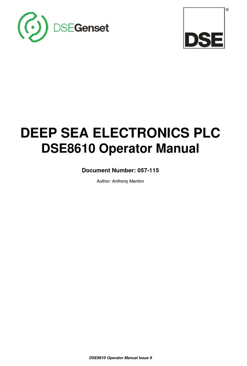 DSEGenset DSE8610 User manual