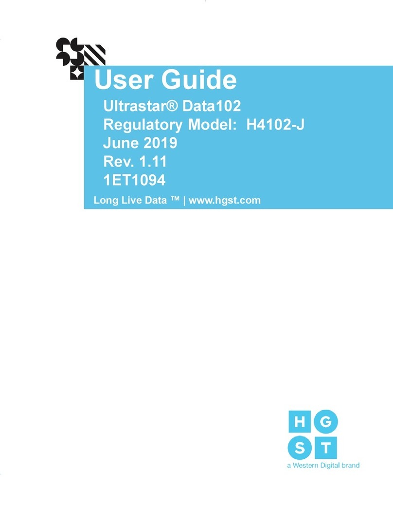 HGST Ultrastar Data102 User manual