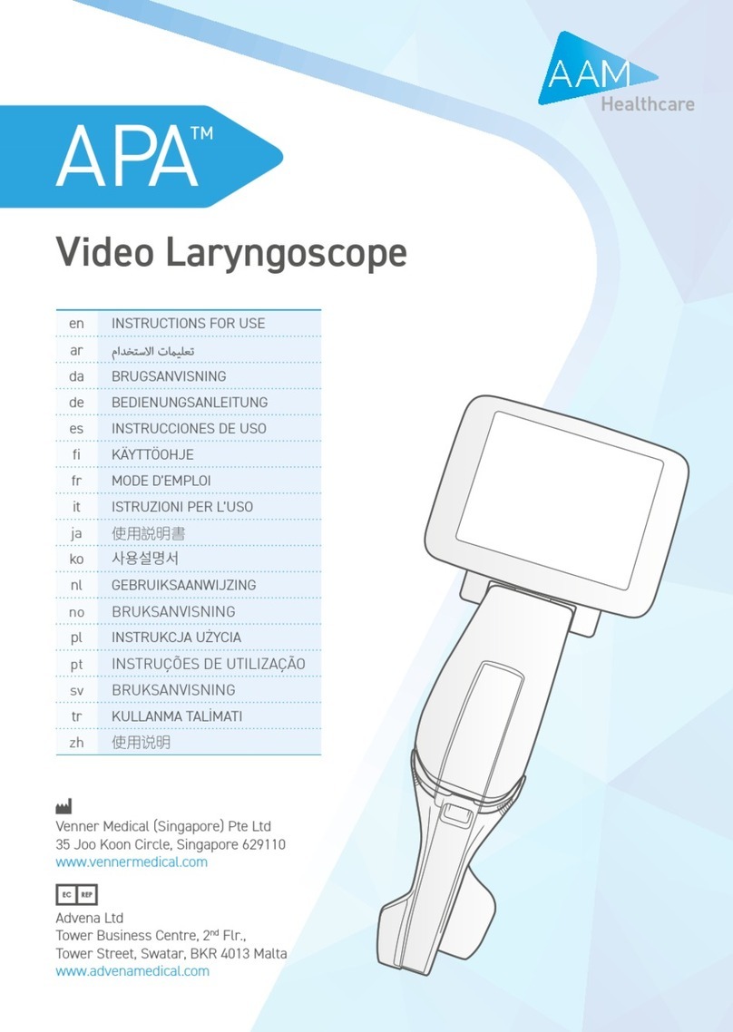AAM APA Video Laryngoscope Instructions for use AAM APA Video Laryngoscope Instructions for use