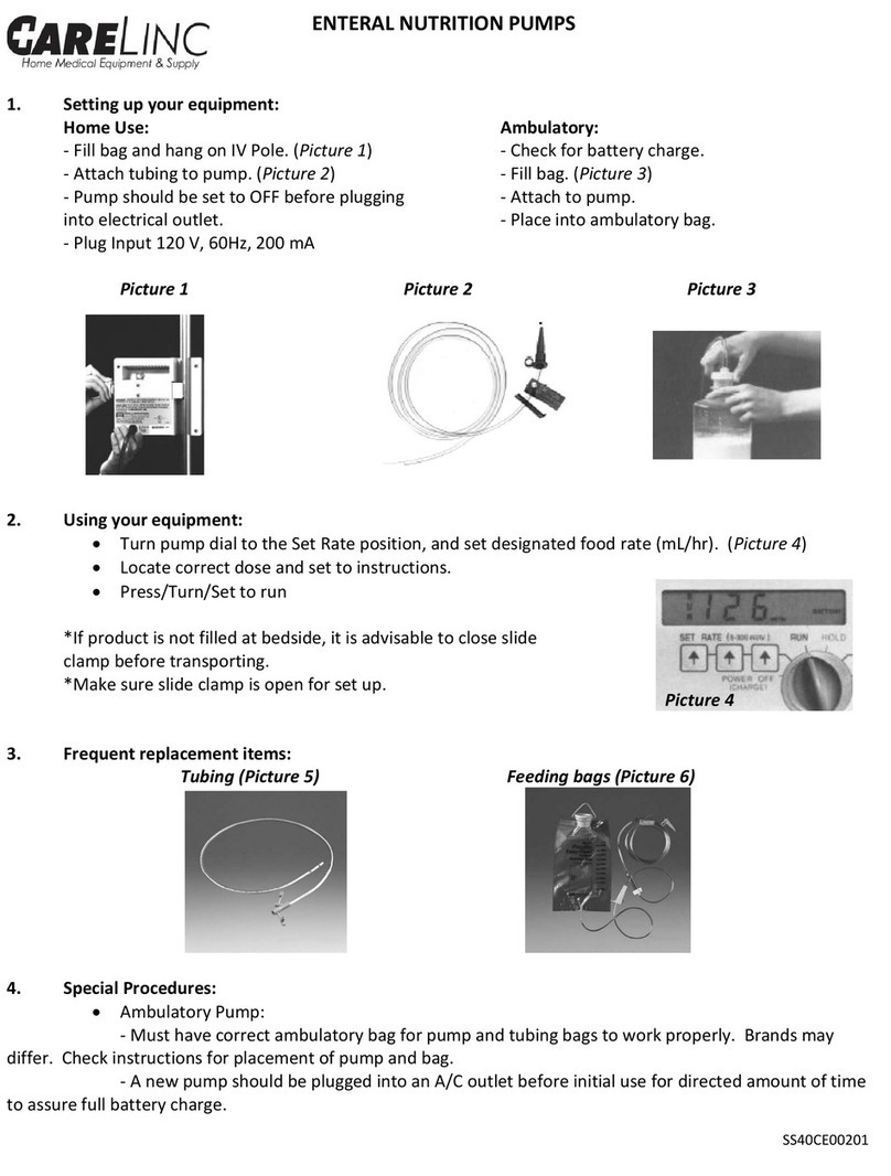 Zevex EnteraLite Infinity User manual