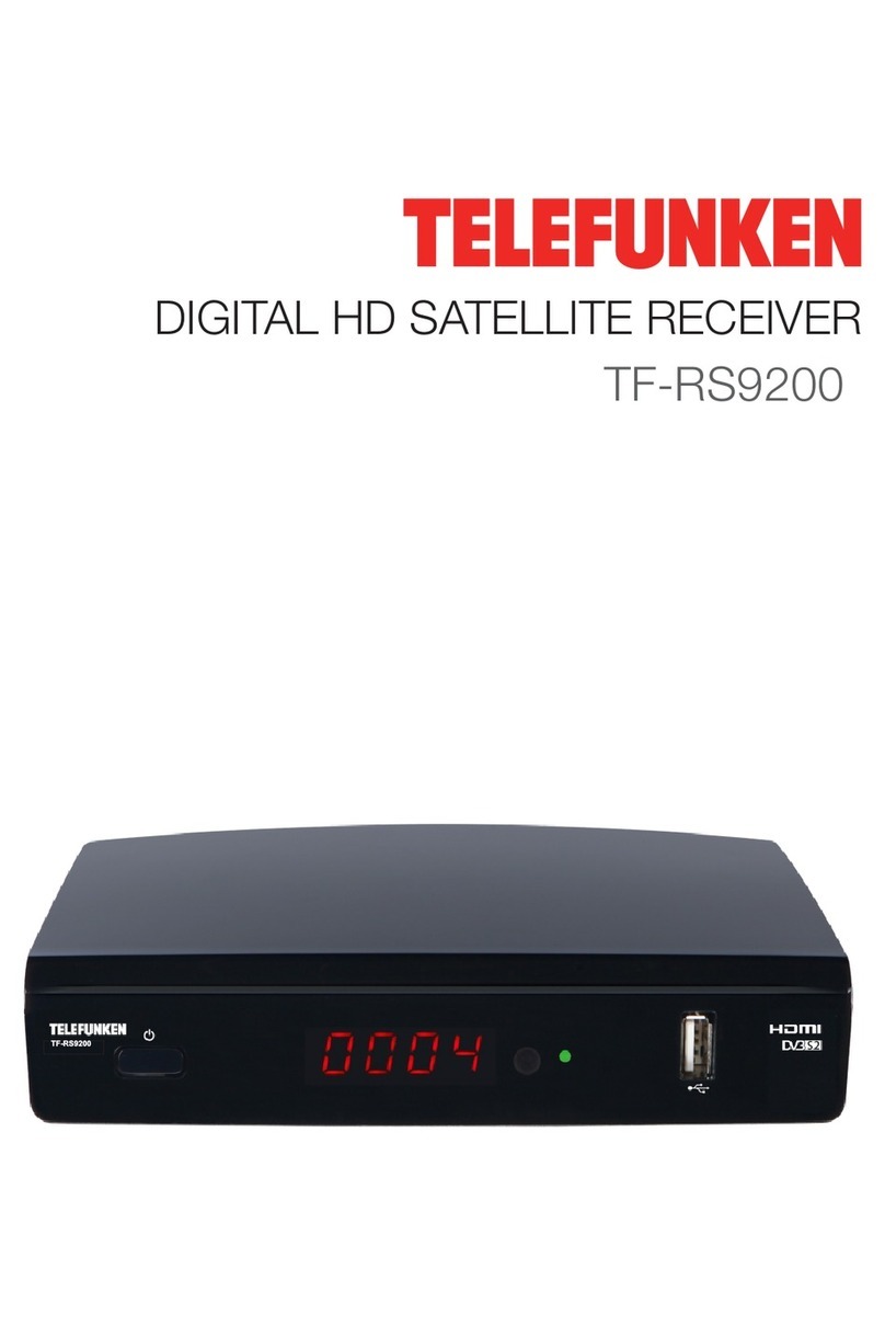 Telefunken TF-RS9200 manual