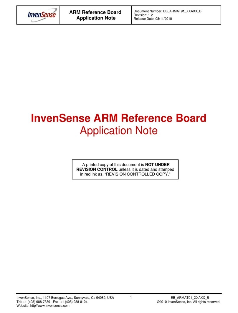 InvenSense ARM Reference Board Application note
