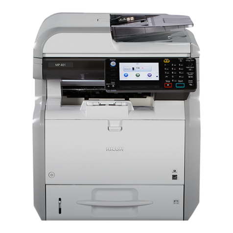 Ricoh Aficio 401 User manual