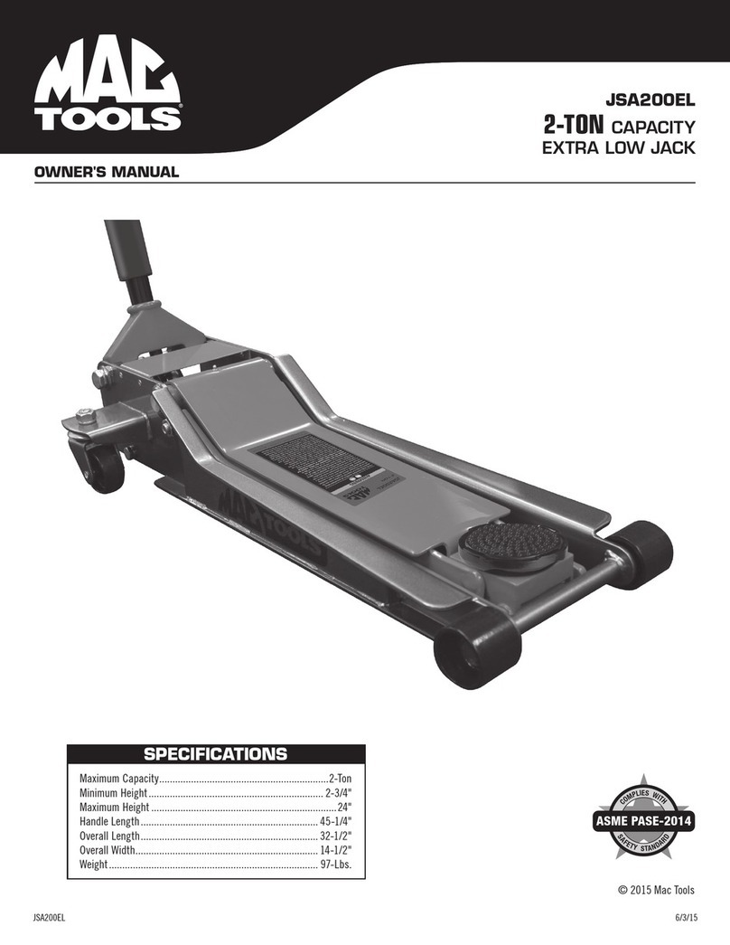 MAG TOOLS JSA200EL User manual