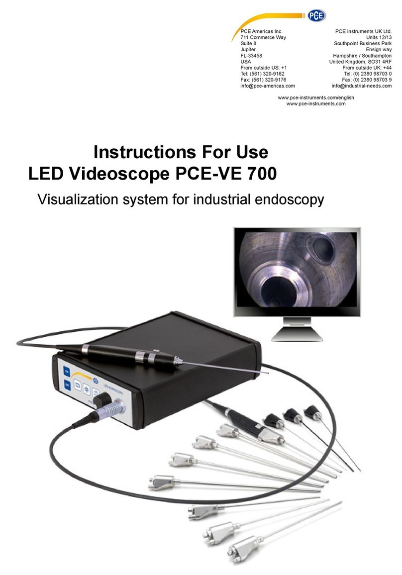 PCE Instruments PCE-VE 700 Instructions for use