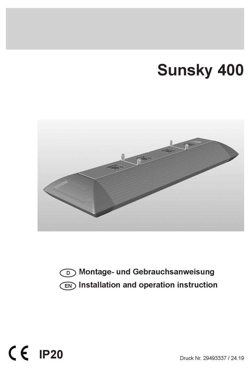 EOS Sunsky 400 Installation and operation instruction