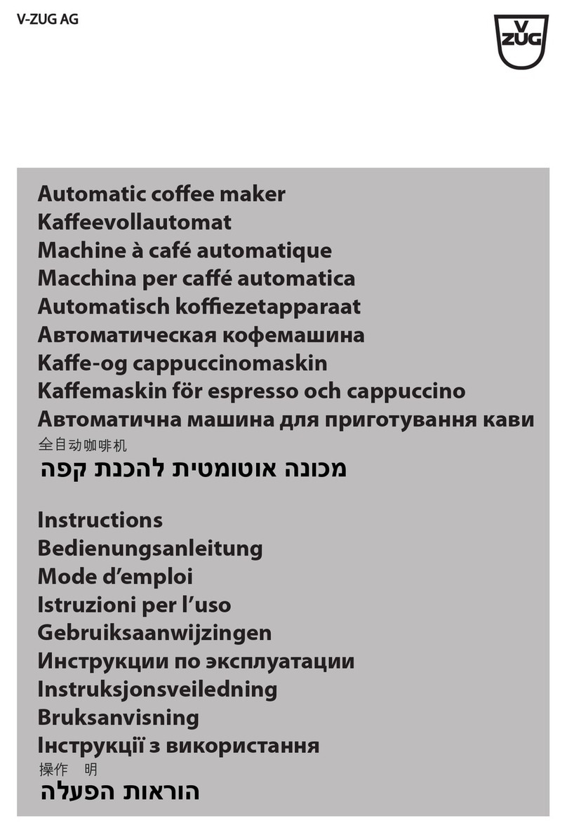 V-ZUG 74A instructions
