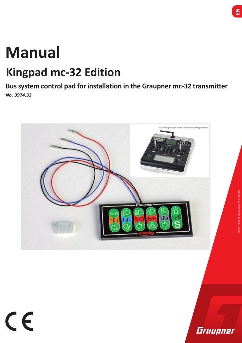 GRAUPNER Kingpad mc-32 Edition manual