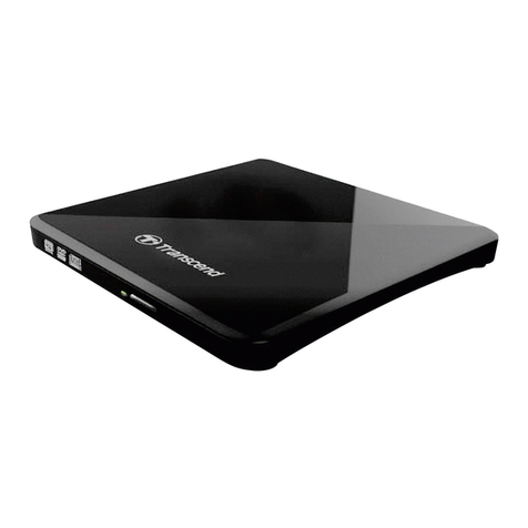 Transcend Slim Portable DVD Writer user manual
