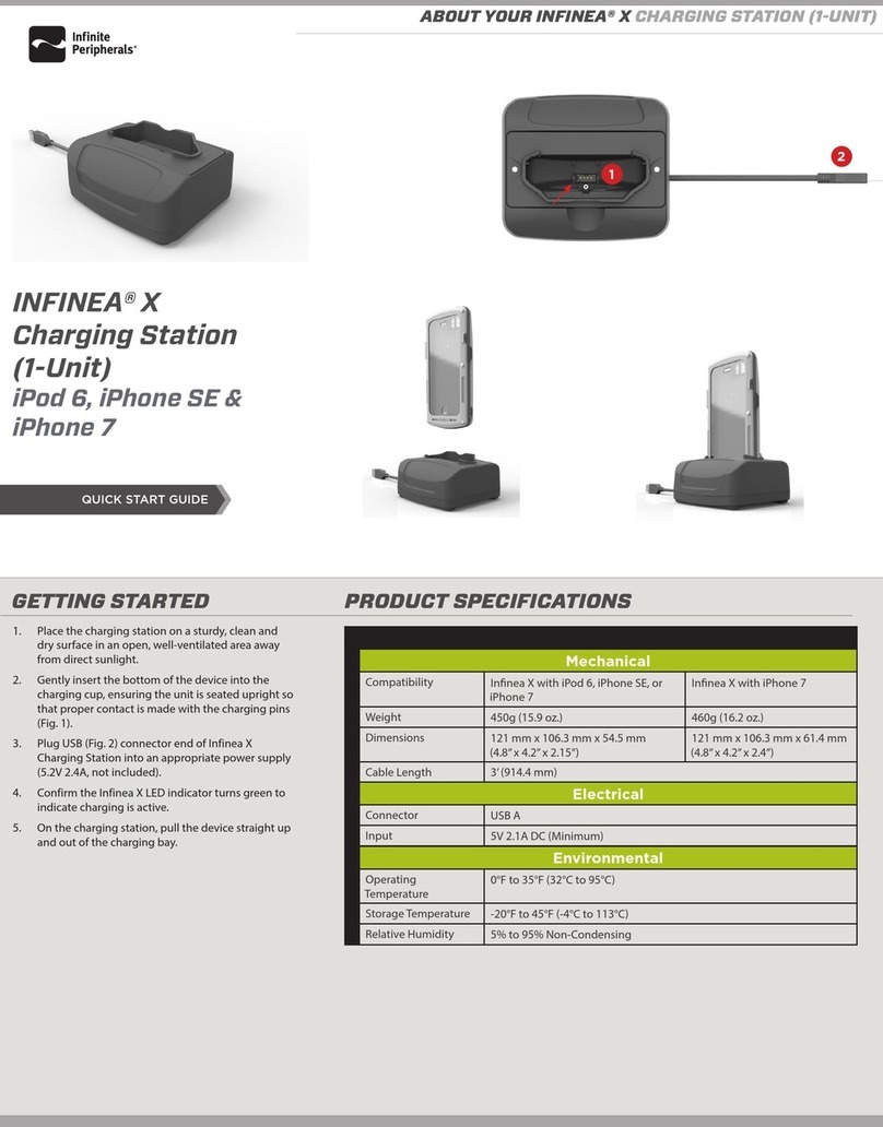 Infinite Peripherals Infinea X quick start guide