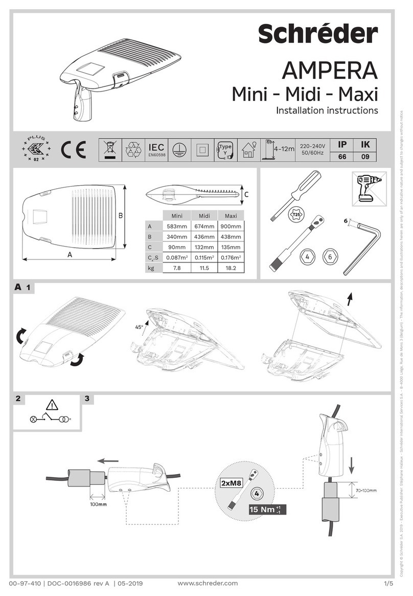 Schreder AMPERA Midi User manual