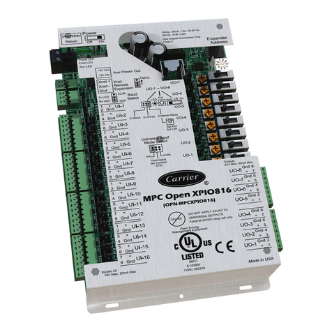 Carrier MPC Open XP Series Installation manual