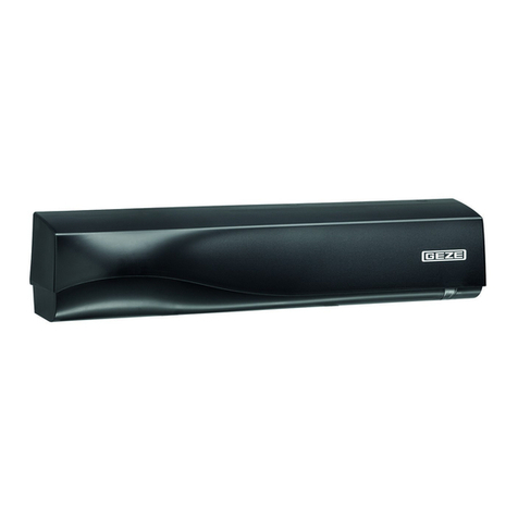 GEZE GC 363 R User manual