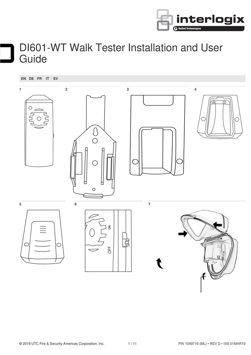 Interlogix DI601-WT Installation and user guide