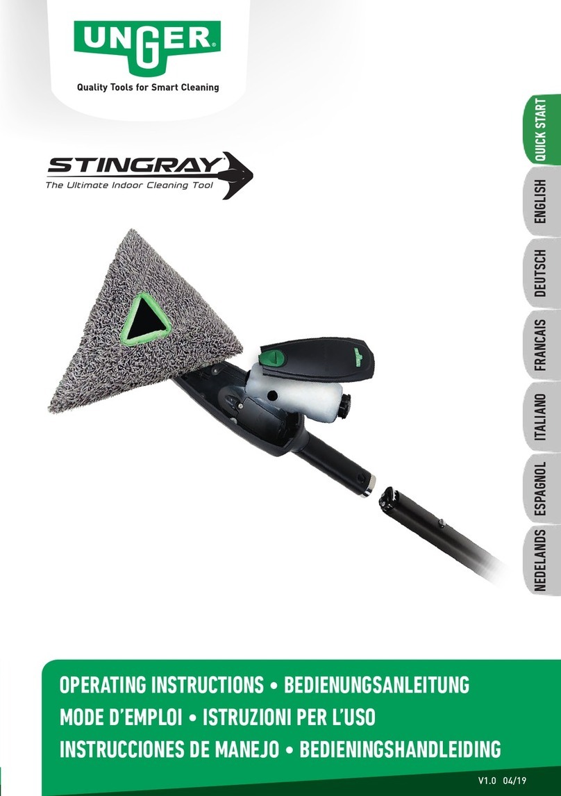 unGer Stingray Cleaning System OS operating instructions