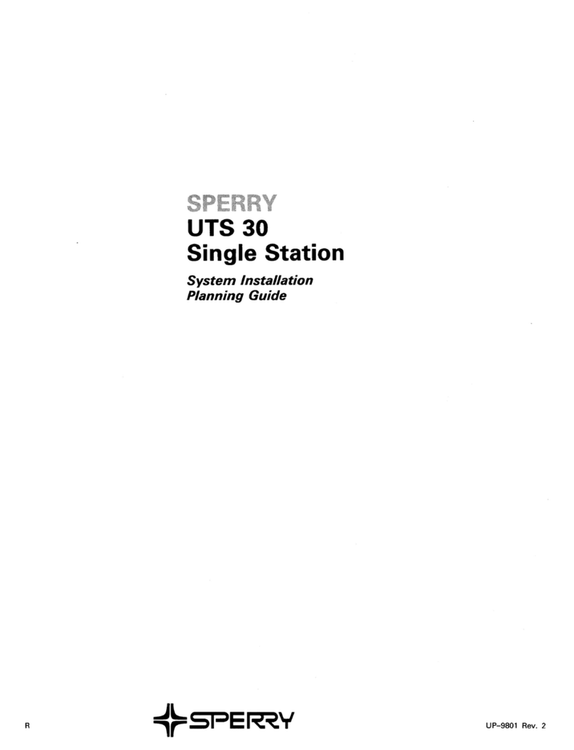 Sperry instrument UTS 30 System installation