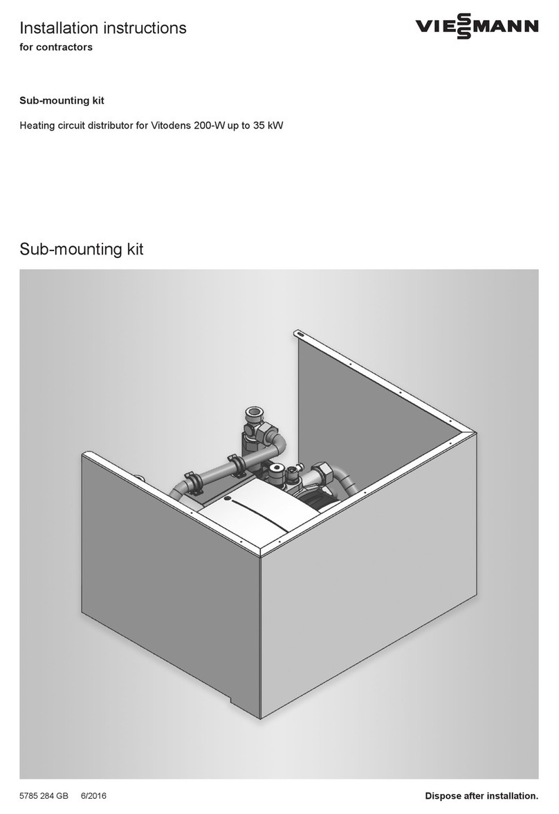 Viessmann Sub Mounting Kit installation instructions