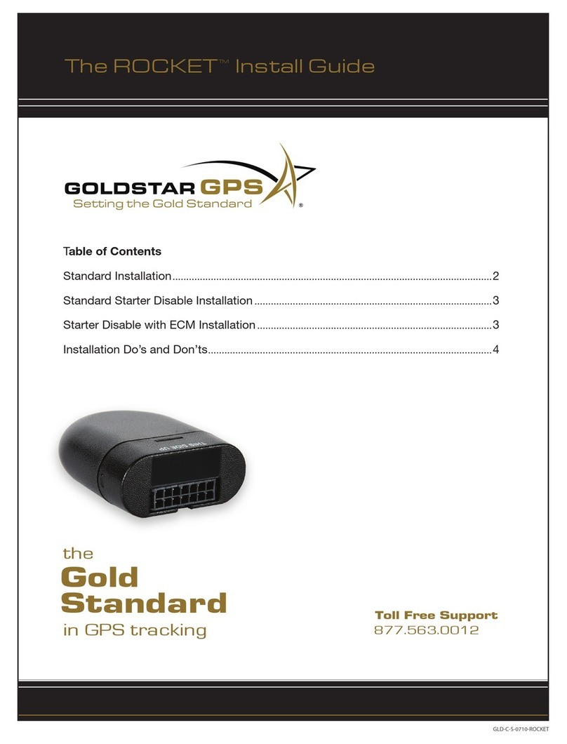 GOLDSTAR GPS The Rocket install guide