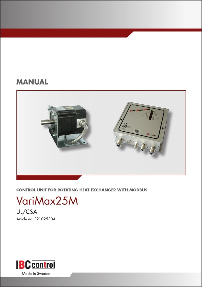 IBC control VariMax25M User manual IBC control VariMax25M User manual