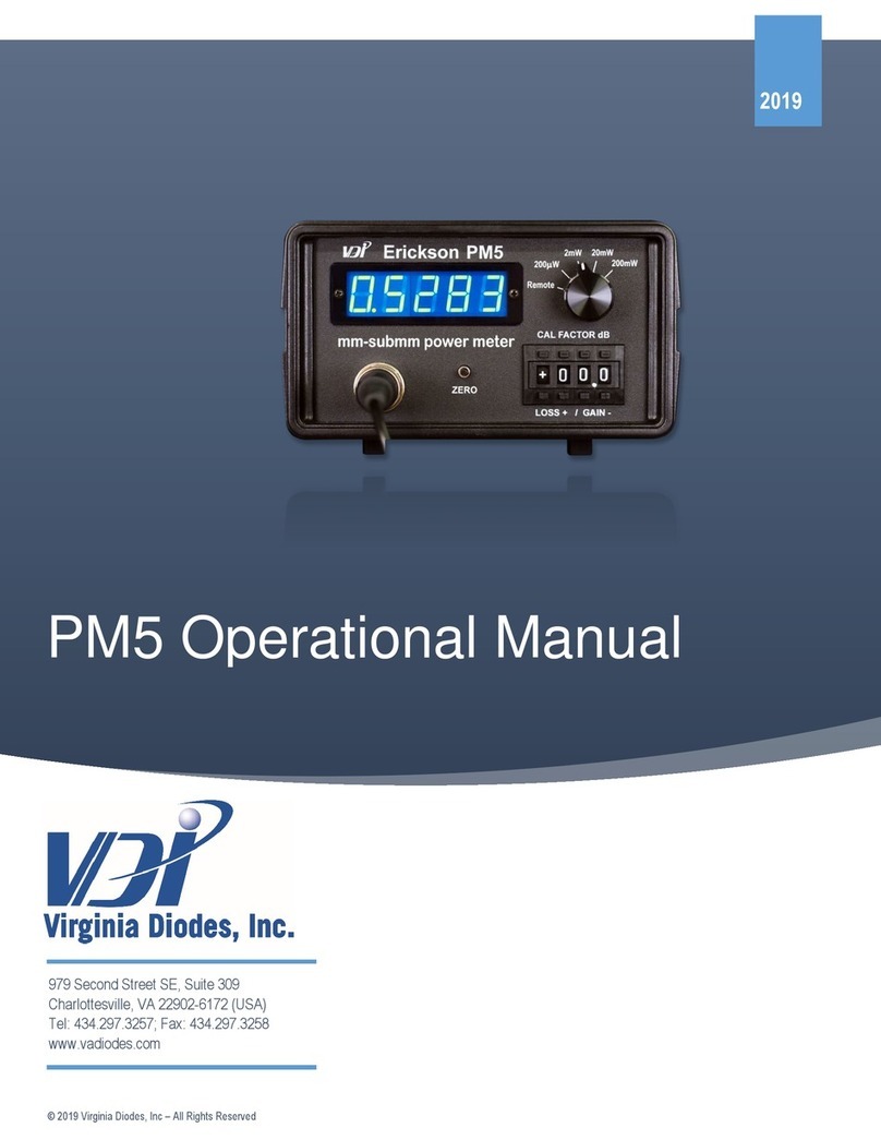 Virginia Diodes Erickson PM5 Quick start guide