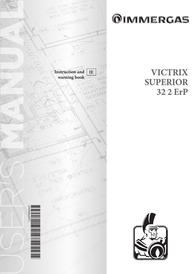 Immergas VICTRIX ZEUS SUPERIOR 32 2 ERP Instruction and warning book