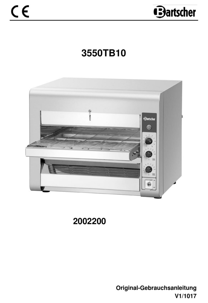 Bartscher 3550TB10 User manual