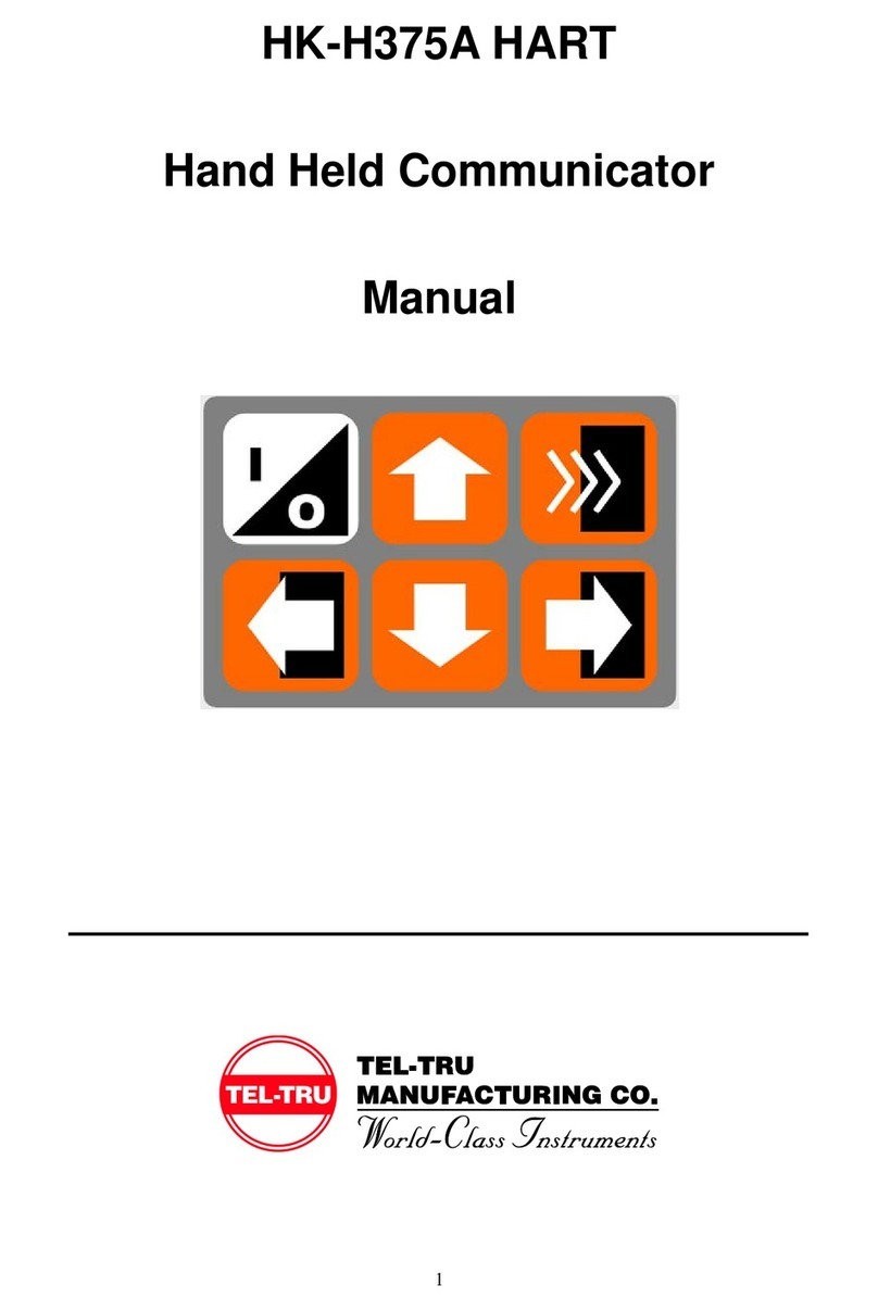 TEL-TRU HK-H375A HART manual