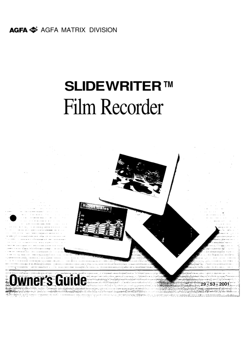 AGFA SLIDEWRITER User manual