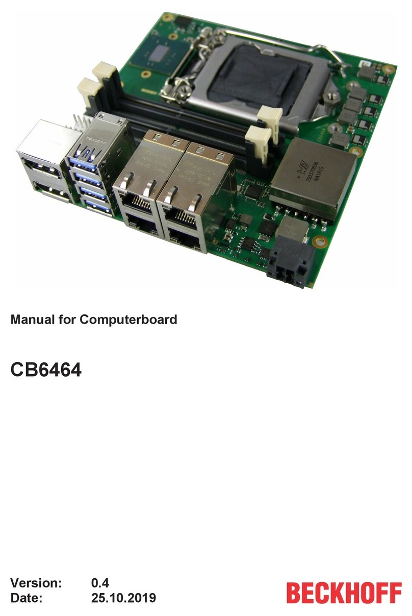 Beckhoff CB6464 User manual Beckhoff CB6464 User manual