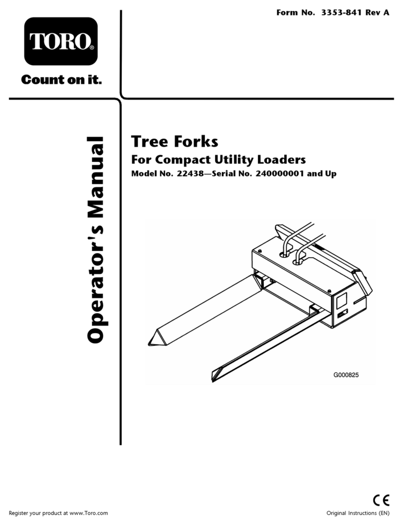Toro Tree Forks 22438 Original instructions