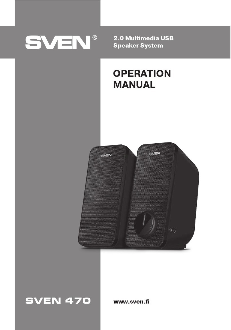 Sven 470 User manual