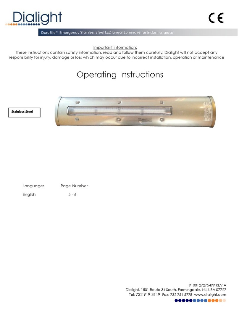 Dialight DuroSite User manual