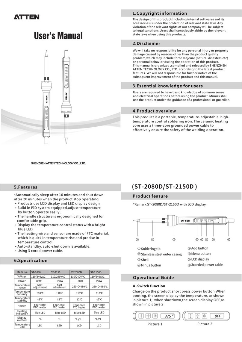 Atten ST-2150 User manual