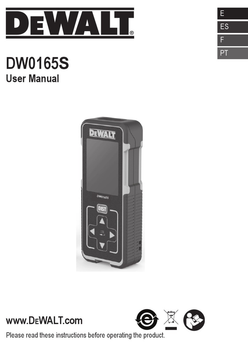 DeWalt DW0165S user manual