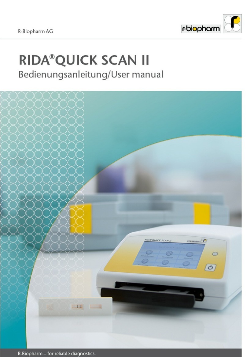 R-Biopharm RIDA QUICK SCAN II user manual R-Biopharm RIDA QUICK SCAN II user manual