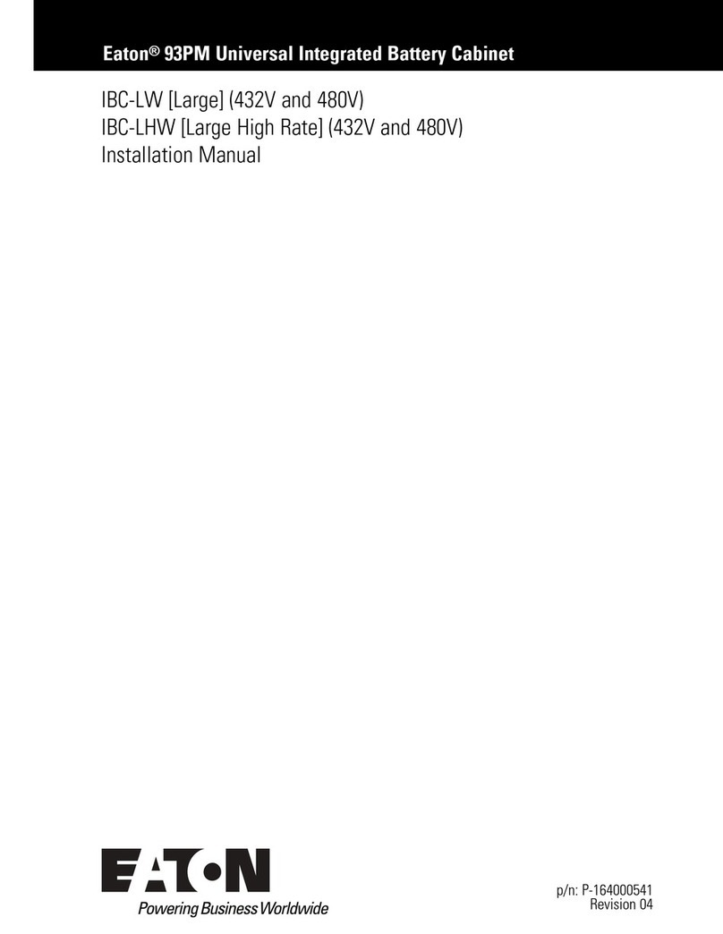 Eaton 93PM IBC-LW User manual