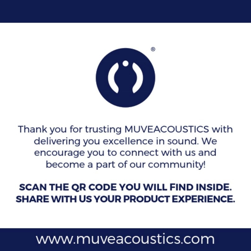MUVEACOUSTICS Impulse 2 Pro User manual and warranty