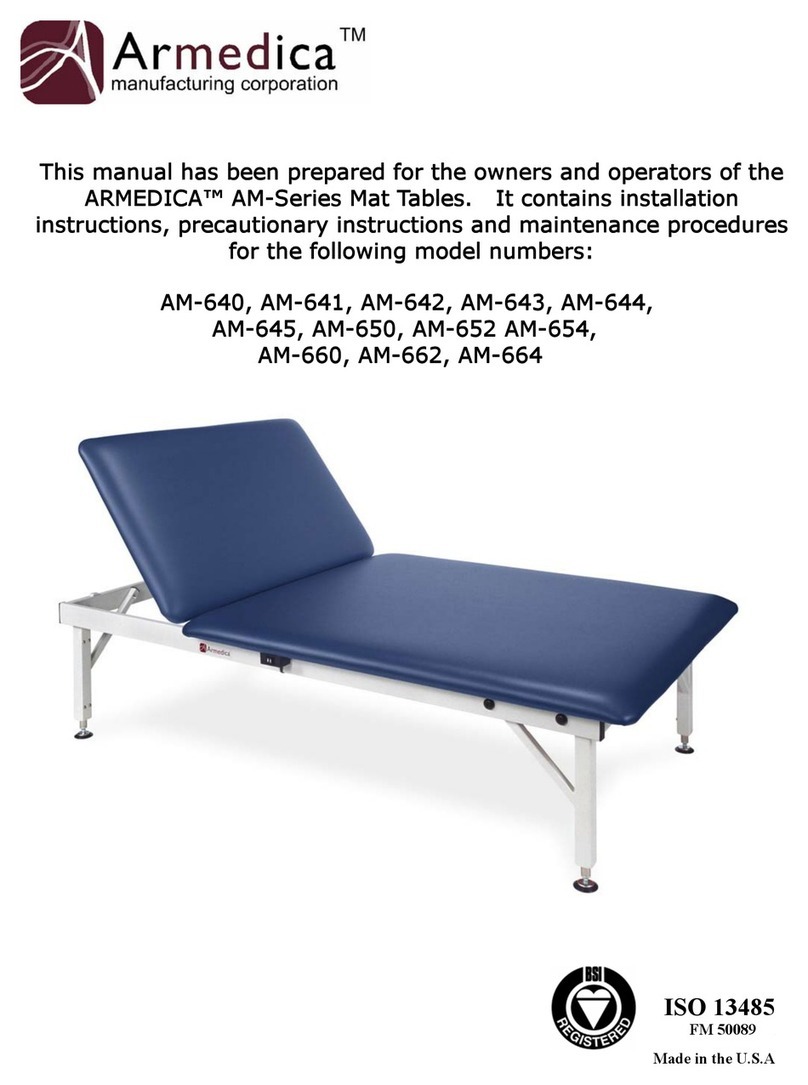 Armedica AM Series installation instructions