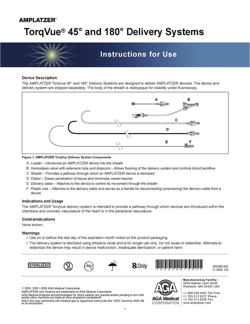 AGA Medical AMPLATZER TorqVue Instructions for use