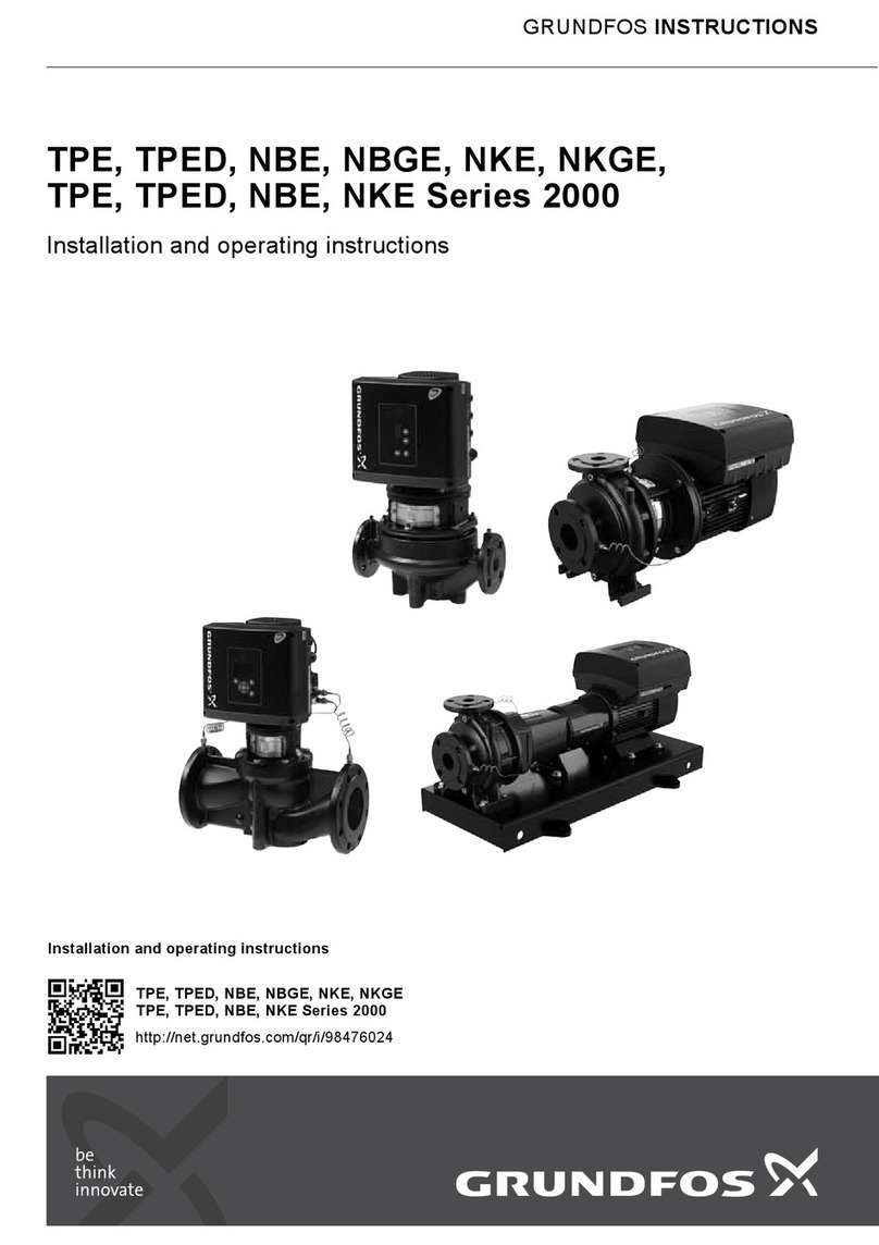 Grundfos TPE Series User manual Grundfos TPE Series User manual