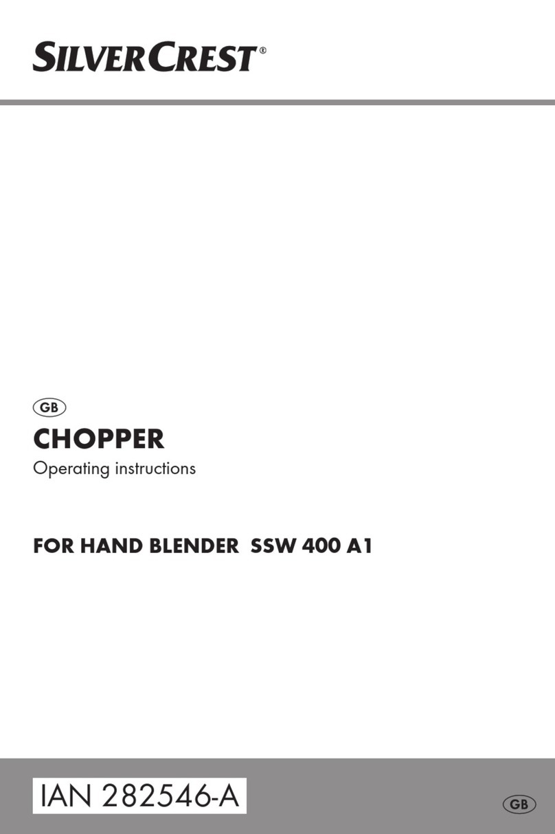 Silvercrest Chopper operating instructions
