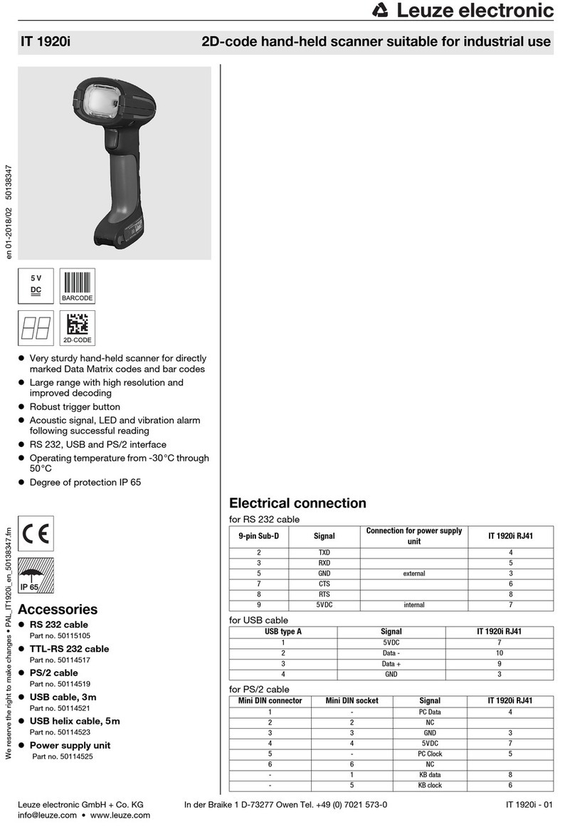 Leuze electronic IT 1920i manual