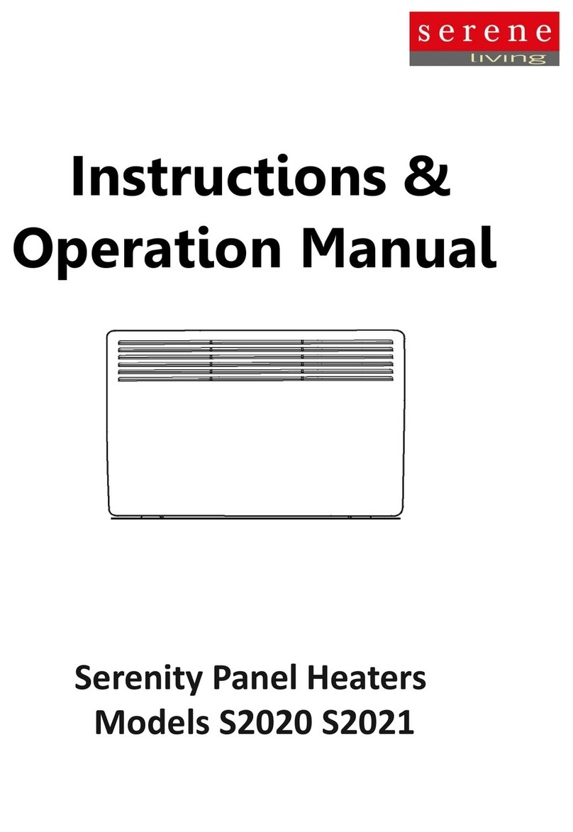 serene living Serenity S2020 Installation instructions manual serene living Serenity S2020 Installation instructions manual
