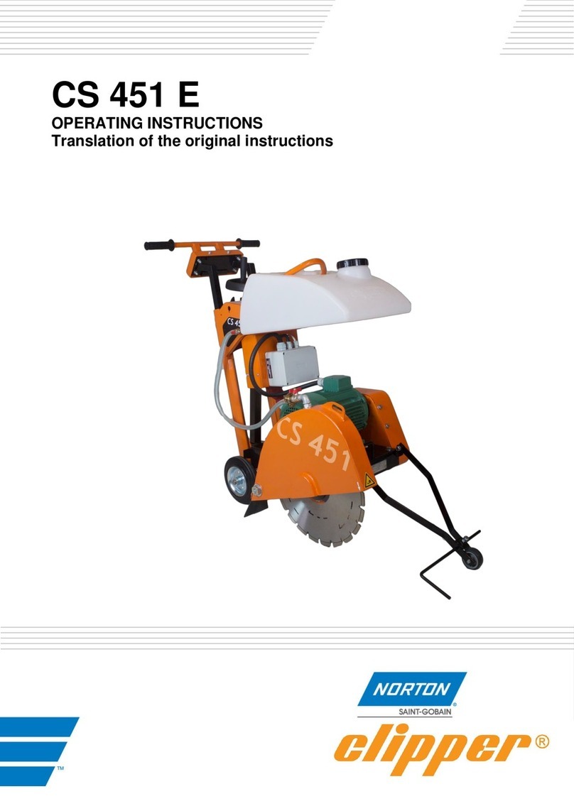 Norton Clipper CS 451 E User manual