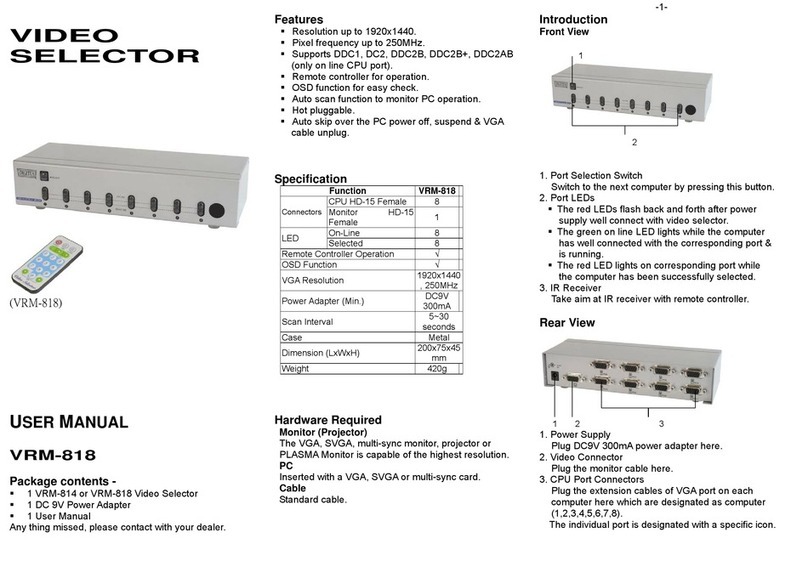 Digitus VRM-818 user manual