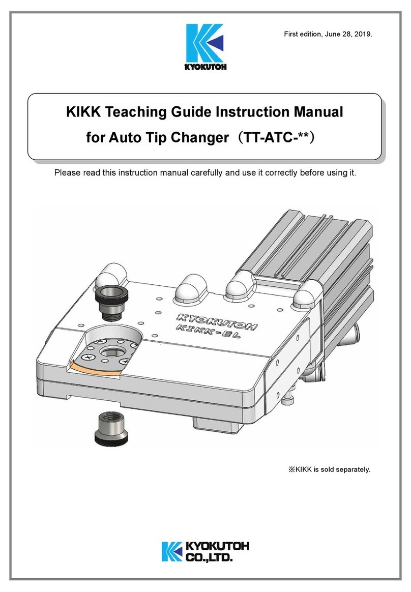 KYOKUTOH KIKK Series Teaching Guide Instruction Manual