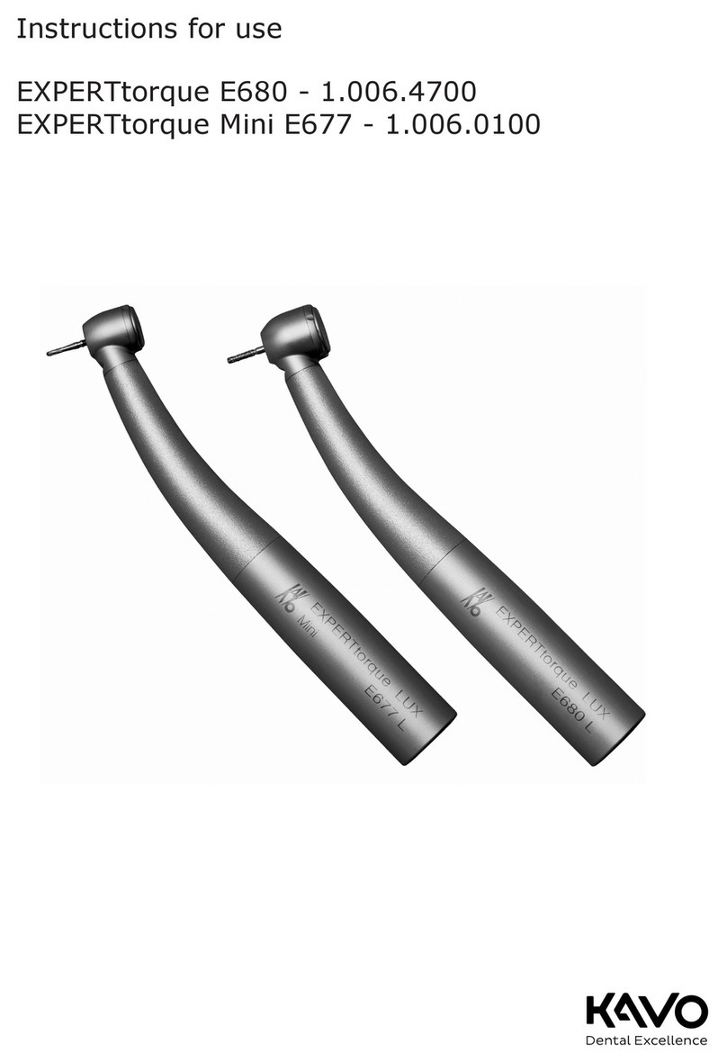 KaVo EXPERTtorque Mini E677 Instructions for use
