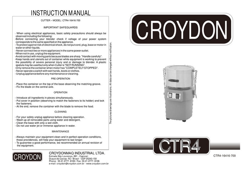 croydon CTR4 Series instruction manual