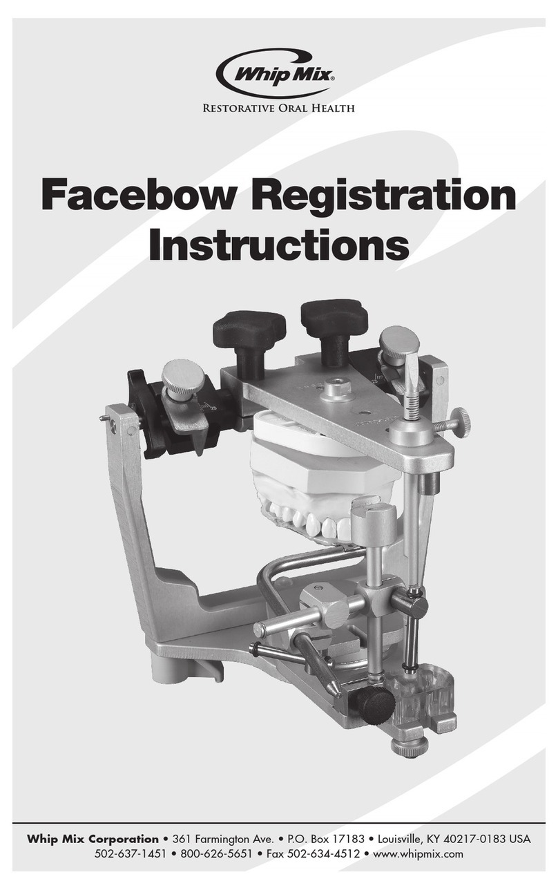 Whip Mix Facebow Registration Instructions